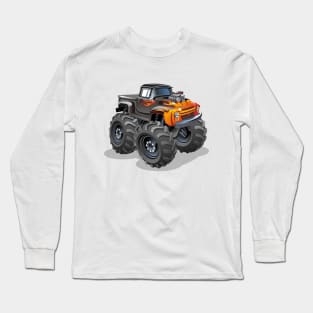 Cartoon Monster Truck Long Sleeve T-Shirt